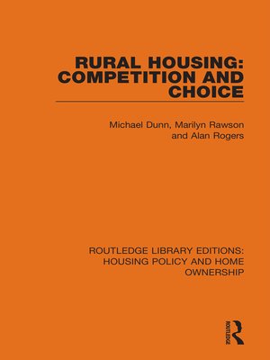 cover image of Rural Housing